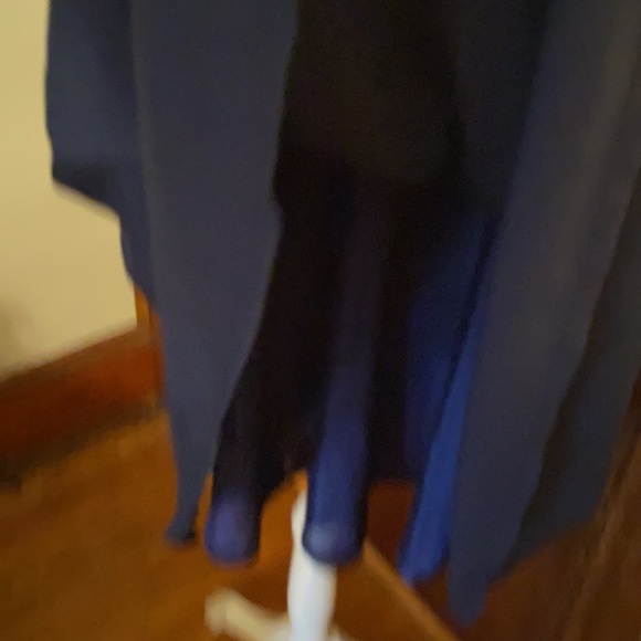 🎈Navy Blue Spaghetti strap asymmetrical swing dress🎈 - Picture 4 of 8